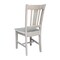 International Concepts San Remo Splatback Chair, Washed Gray Taupe 1C09-10 - alternate 4